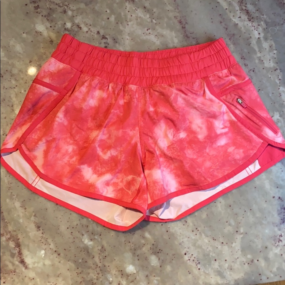 Lululemon running shorts.